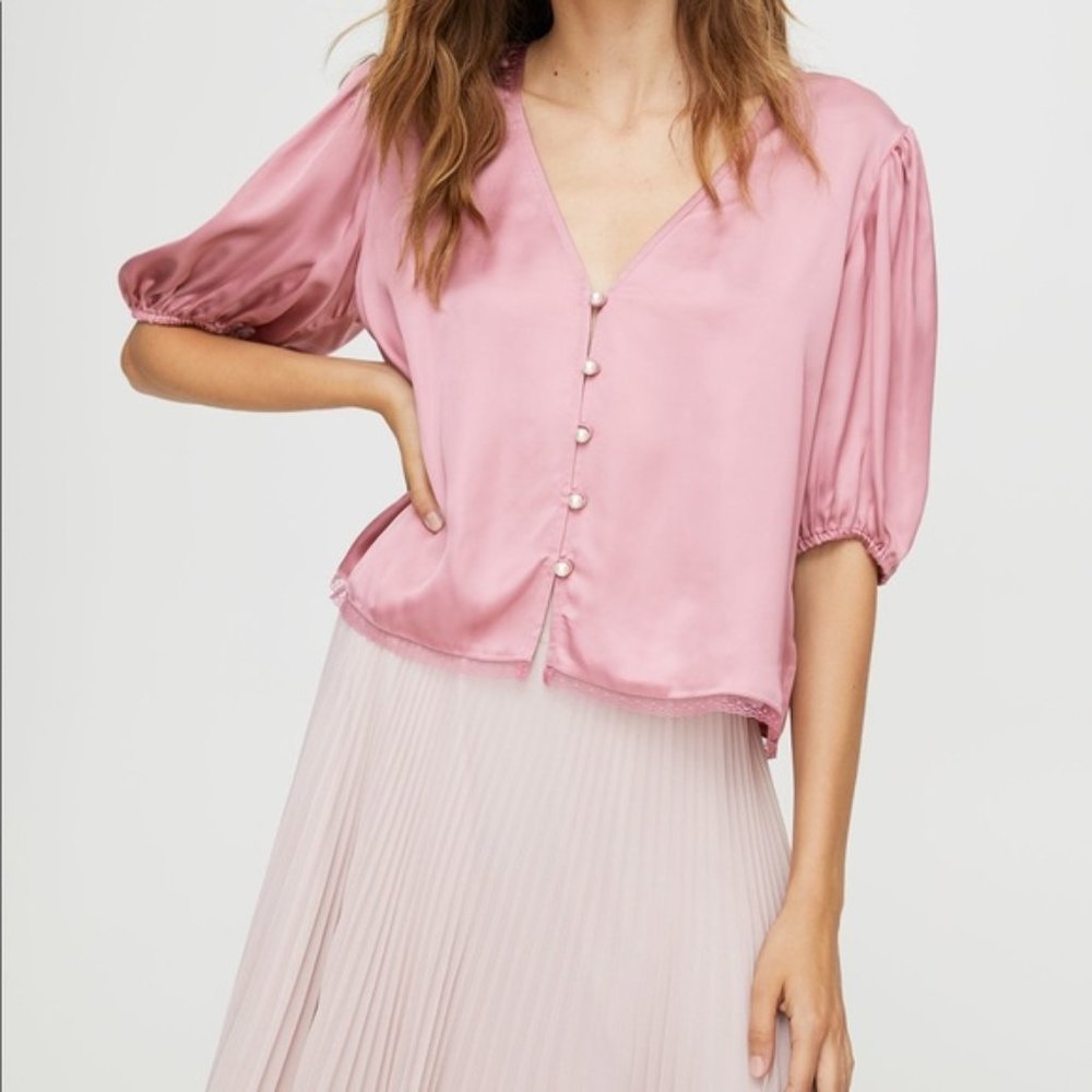 Aritzia Wilfred Bria blouse size XS